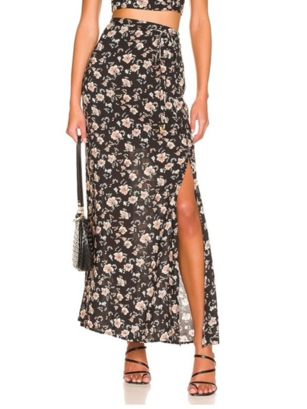 Free People Bijou Floral Print Maxi Skirt